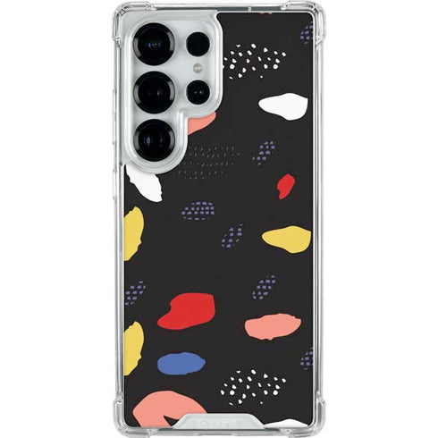 Dark Color Pop Galaxy S25 Ultra Clear Case
